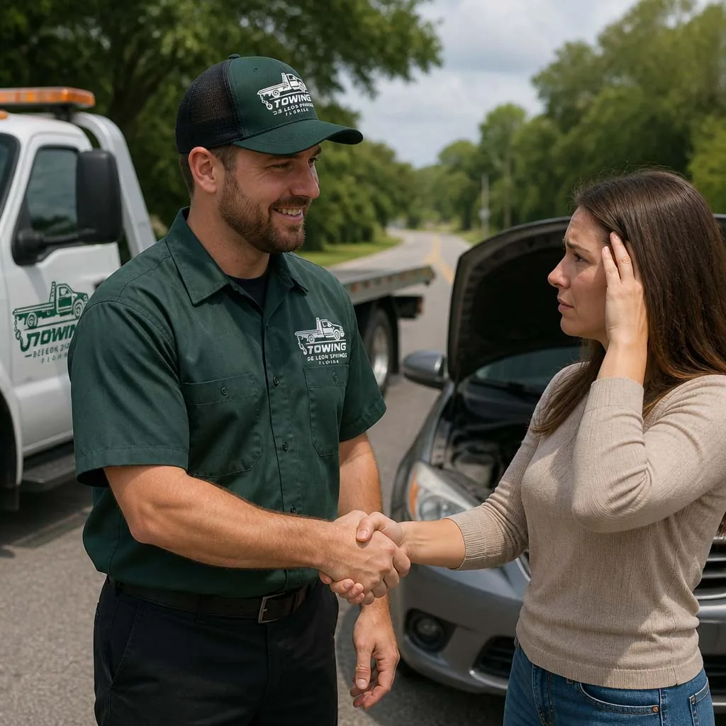 Local towing roots in west Volusia County De Leon Springs Towing serving the local community